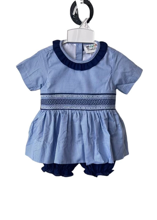 The Monday Blues Collection: Girls bloomer set